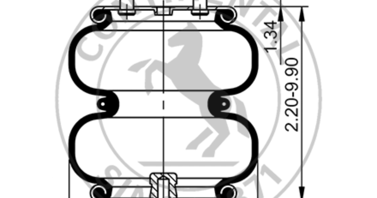 ContiTech Air Spring 67553 | Kenosha Truck Parts